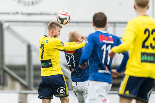 Ängelholms Robin Nilsson och Norrby IFs Andreas Hansen