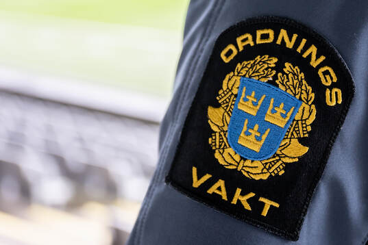 Emblemet på en ordningsvakt