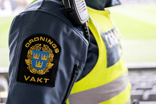 Emblemet på en ordningsvakt