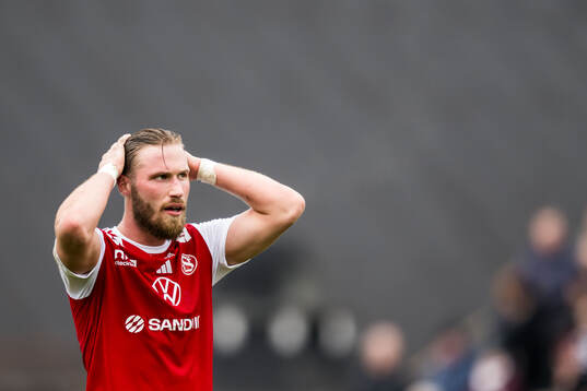 Sandvikens IFs Kasper Harletun deppar