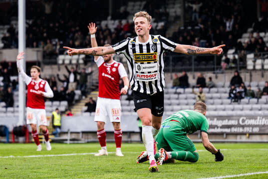 Landskronas Frederik Ihler jublar