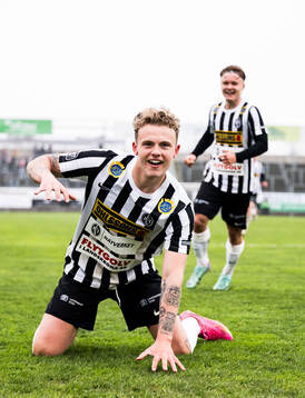 Landskronas Frederik Ihler jublar