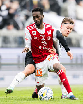 Sandvikens IFs Mohammed Mahammed och Landskronas Vincent