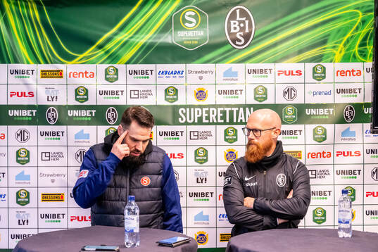 Sandvikens IFs tränare Eldar Abdulic och Landskronas