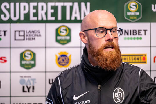 Landskronas tränare Max Mölder