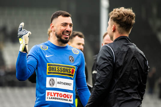 Landskronas målvakt Amr Kaddoura