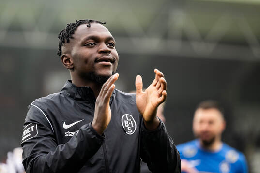 Landskronas Kofi Asare jublar