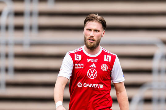 Sandvikens IFs Kasper Harletun deppar