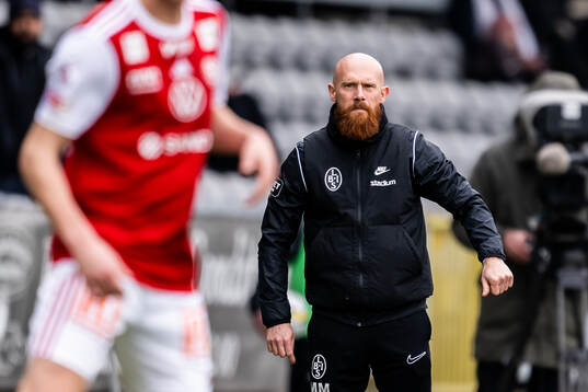 Landskronas tränare Max Mölder
