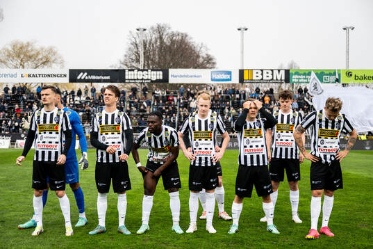 Landskronas Robin Dzabic, Victor Karlsson, Kofi Asare,
