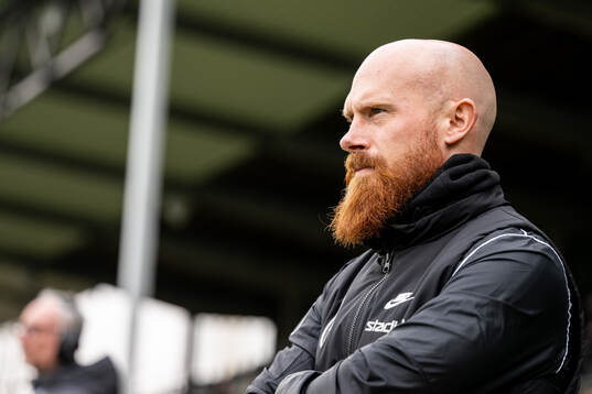 Landskronas tränare Max Mölder
