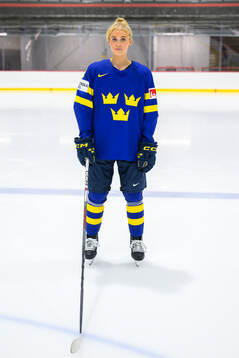 Emma Forsgren of Sweden at a team photo shoot