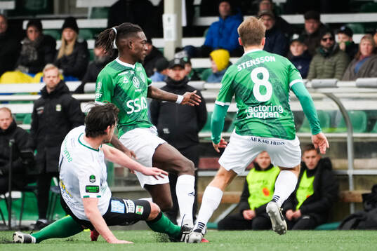 Varbergs Robin Tranberg mot Brages Ieltsin Jeronimo Semedo