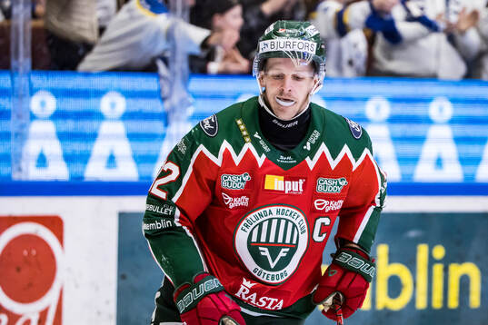 Frölundas Max Friberg deppar