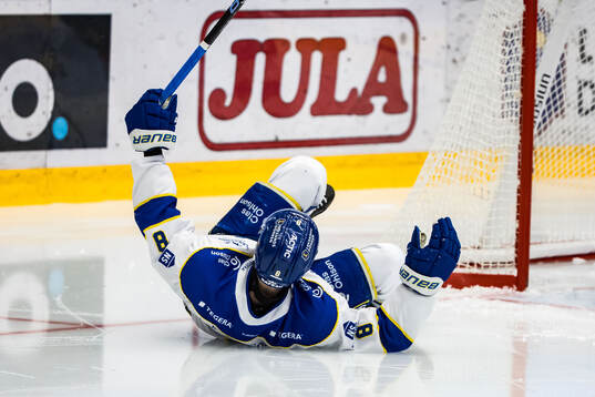 Leksands Matt Caito jublar