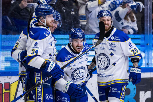 Leksands Matt Caito jublar