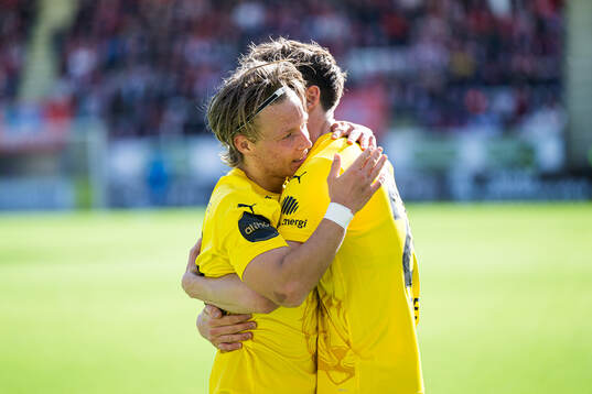 August Mikkelsen of Bodø/Glimt celebrates