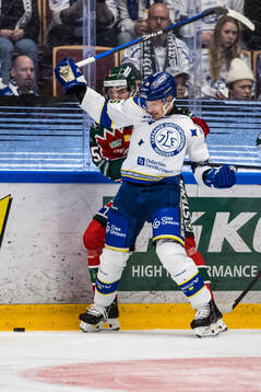 Frölundas Kristian Kostadinski och Leksands Lukas Vejdemo