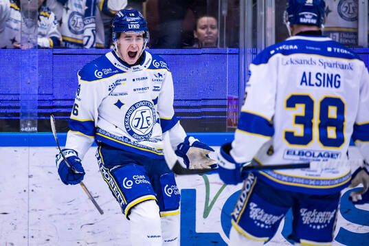 Leksands Felix Unger Sörum jublar