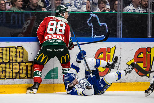 Frölundas Malte Strömwall och Leksands Lucas Elvenes