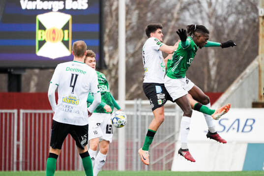 Varbergs Marc Ante Tokich och Brages Ieltsin Jeronimo