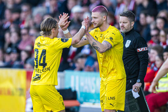 August Mikkelsen and Kasper Høgh of Bodø/Glimt