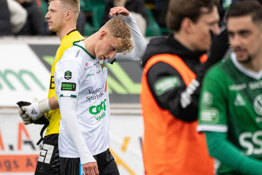 Varbergs Liam Olausson deppar