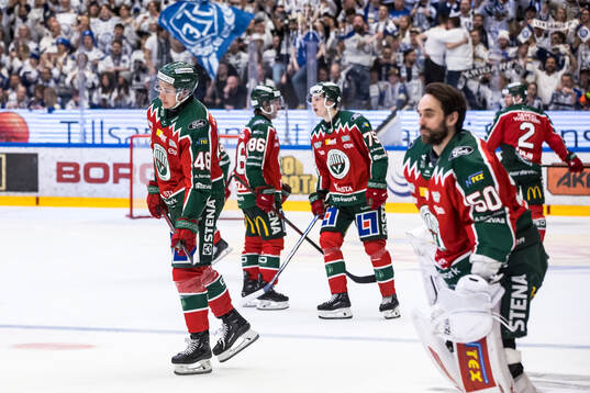 Frölundas spelarna deppar