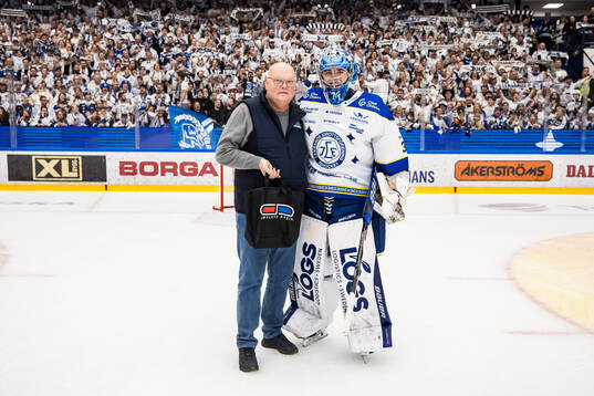Leksands målvakt Filip Larsson utsedd till matchens lirare