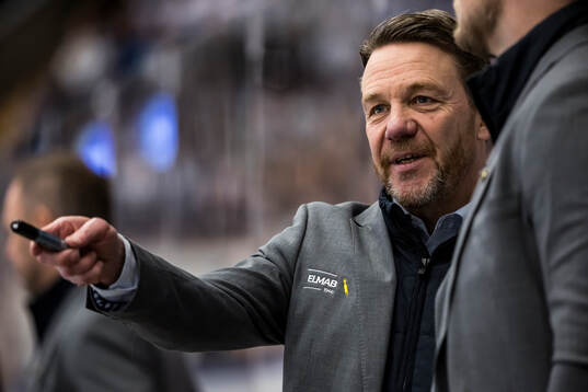 Leksands tränare Charles Berglund