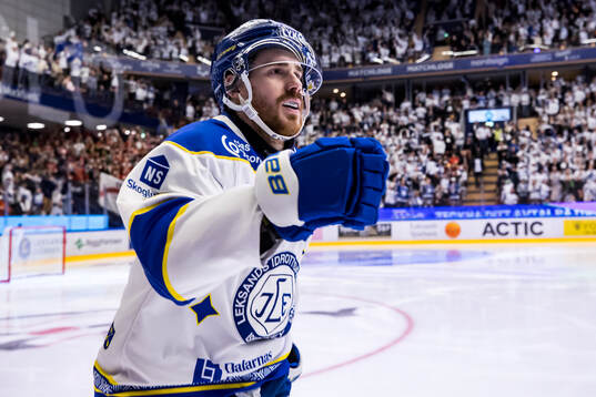 Leksands Matt Caito jubel