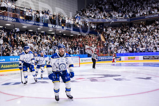 Leksands Matt Caito jubel