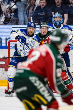 Leksands Anton Lindholm och Frölundas Linus Öberg
