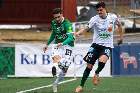 Brages Emil Tot Wikström och Varbergs Marc Ante Tokich
