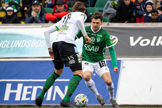 Varbergs Joakim Lindner och Brages Pontus Jonsson