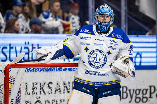 Leksands målvakt Filip Larsson
