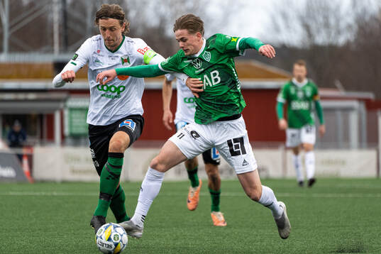 Varbergs Joakim Lindner och Brages Johan Arvidsson