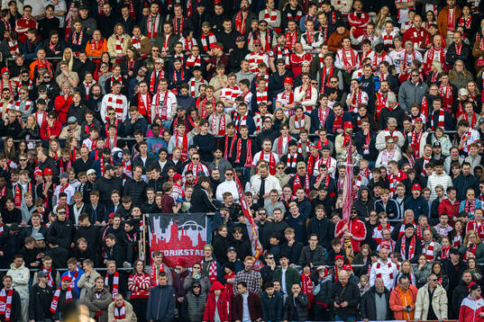 Spectators in the stands