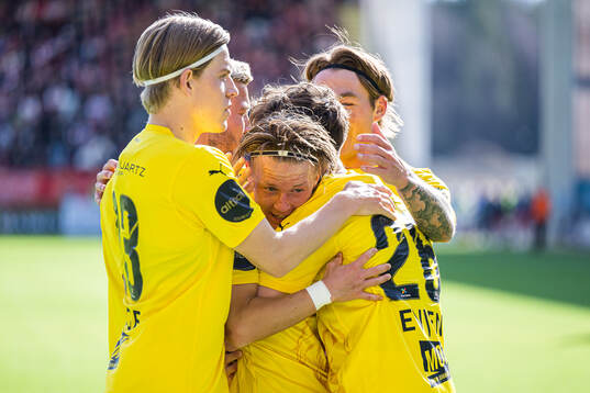 August Mikkelsen of Bodø/Glimt celebrates