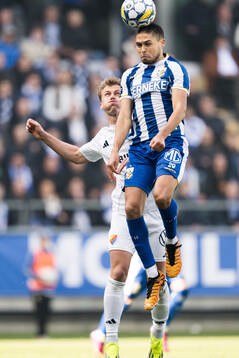 Djurgårdens Rasmus Schuller och IFK Göteborgs Thomas