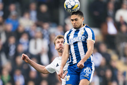 Djurgårdens Rasmus Schuller och IFK Göteborgs Thomas