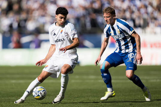 Djurgårdens Deniz Hummet och IFK Göteborgs Sebastian