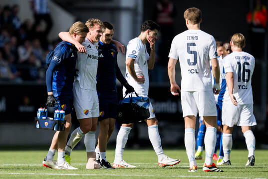 Djurgårdens Rasmus Schuller utgår skadad