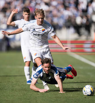 Djurgårdens Tobias Gulliksen och IFK Göteborgs Emil
