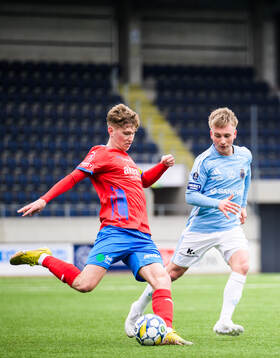 Helsingborgs Benjamin Örn och Gefles Constantino Capotondi