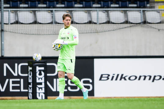 Helsingborgs målvakt Kalle Joelsson