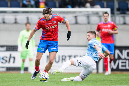 Helsingborgs Wilhelm Loeper och Gefles Lukas Browning