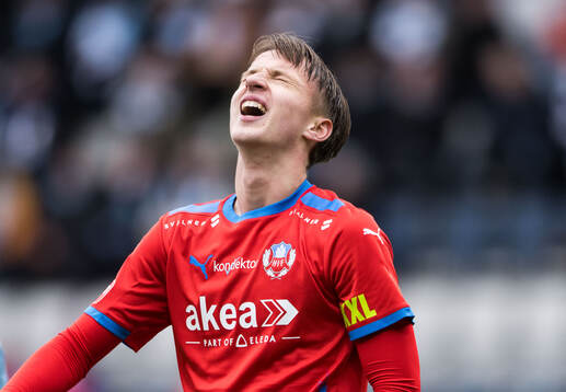 Helsingborgs Lukas Kjellnäs deppar
