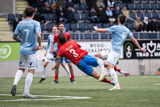 Helsingborgs Wilhelm Nilsson och Gefles Lukas Browning