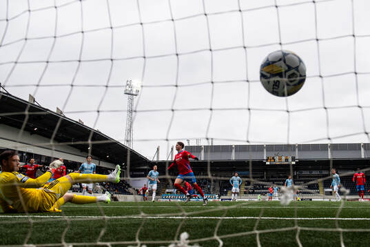 Helsingborgs Taylor Silverholt jublar